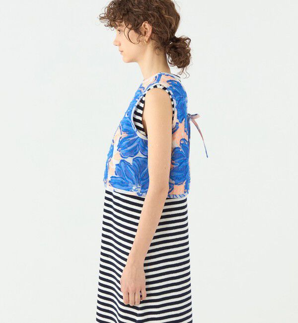 TOMORROWLAND collection「プルメリアジャカード フロンタブルトップス」|シャツ・ブラウス|