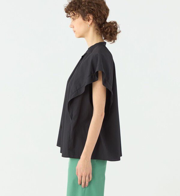 TOMORROWLAND collection「スーピマコットンブロード フレアスリーブブラウス」|シャツ・ブラウス|