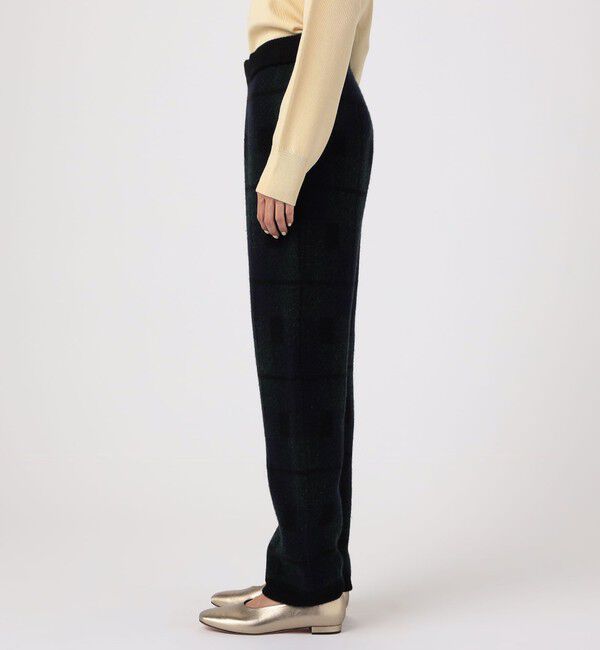 TOMORROWLAND GOODS「【別注】V::room タータンチェック ニットパンツ」|その他|