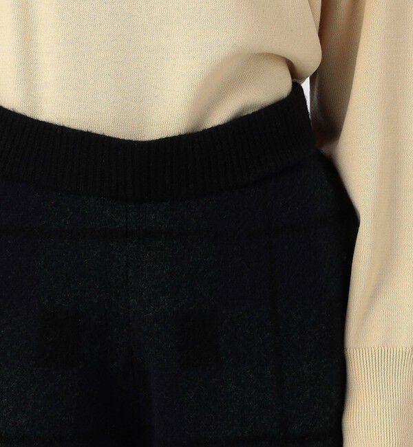 TOMORROWLAND GOODS「【別注】V::room タータンチェック ニットパンツ」|その他|