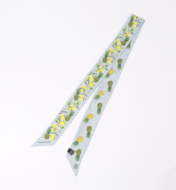 TOMORROWLAND GOODS「Atelier TOMORROWLAND FRUITS シルク ボウタイスカーフ」|バンダナ・スカーフ|
