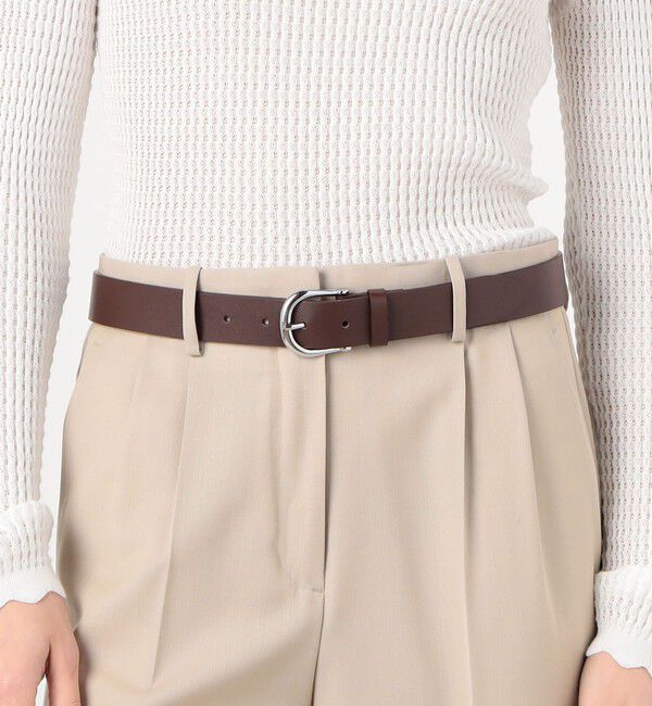 TOMORROWLAND GOODS「LEFIJE ROUND レザーベルト」|ベルト|