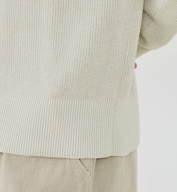 GALERIE VIE「フィッシャーマンズリブ ボートネックプルオーバー」|ニット・セーター|