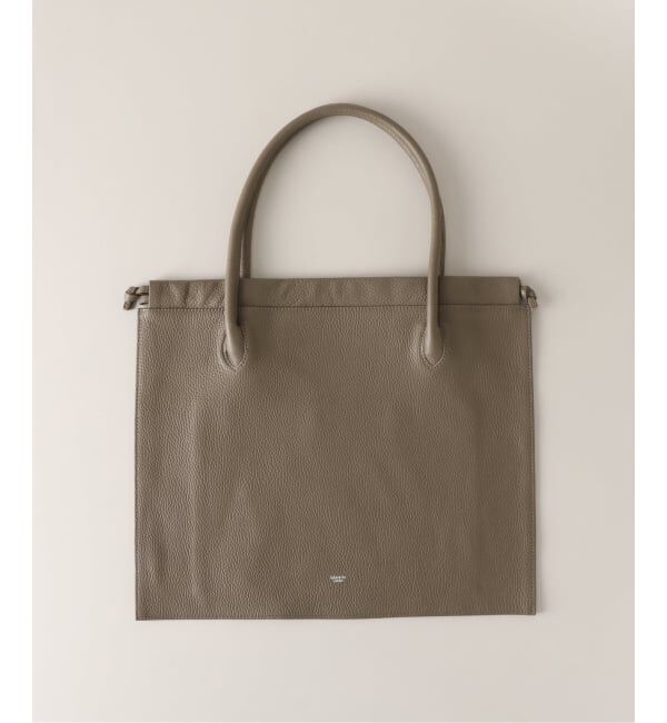  「【blancle/ ブランクレ】S.LETHER Big purse tote」|トートバッグ|グレー