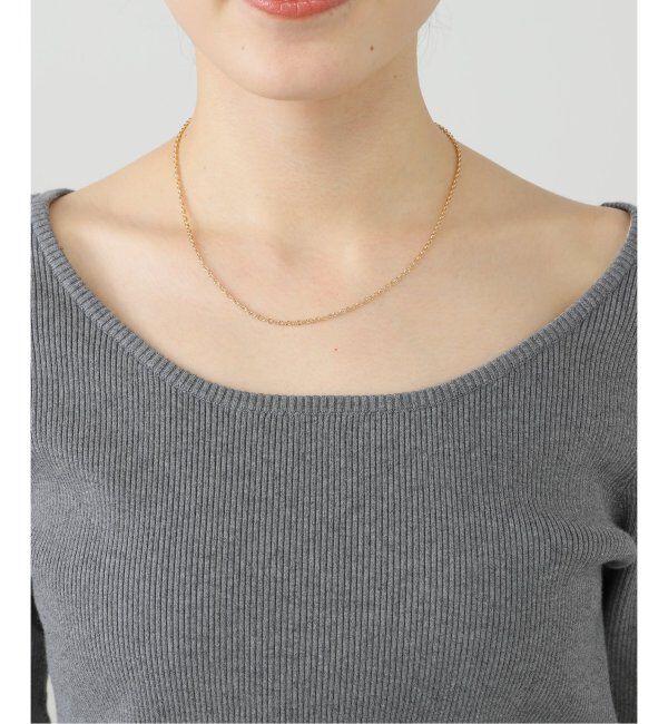  「【blancle/ ブランクレ】24kgp・Chain necklace」|ネックレス|