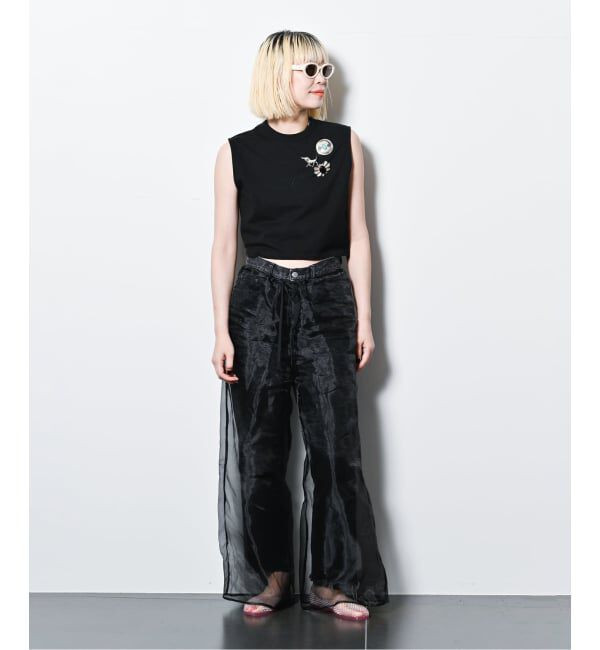  「[THE MOOD] ノースリーブショートTEE」|Tシャツ・カットソー|