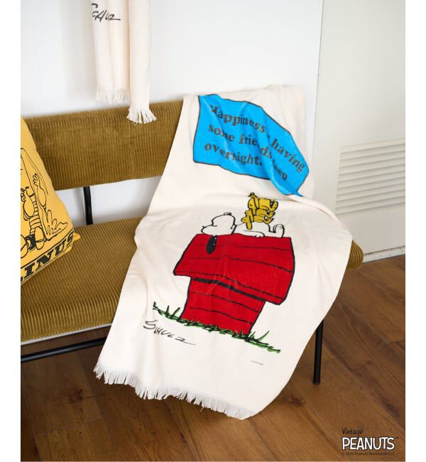 journal standard Furniture「《予約》【PEANUTS&times;JOURNAL STANDARD FURNITURE】BATH TOWEL　バスタオル」|タオル|ブルー