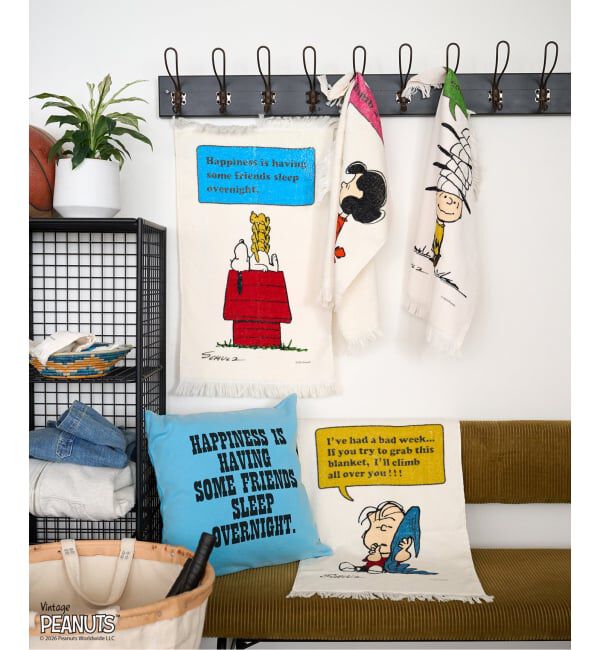 journal standard Furniture「《予約》【PEANUTS&times;JOURNAL STANDARD FURNITURE】FACE TOWEL　フェイスタオル」|タオル|