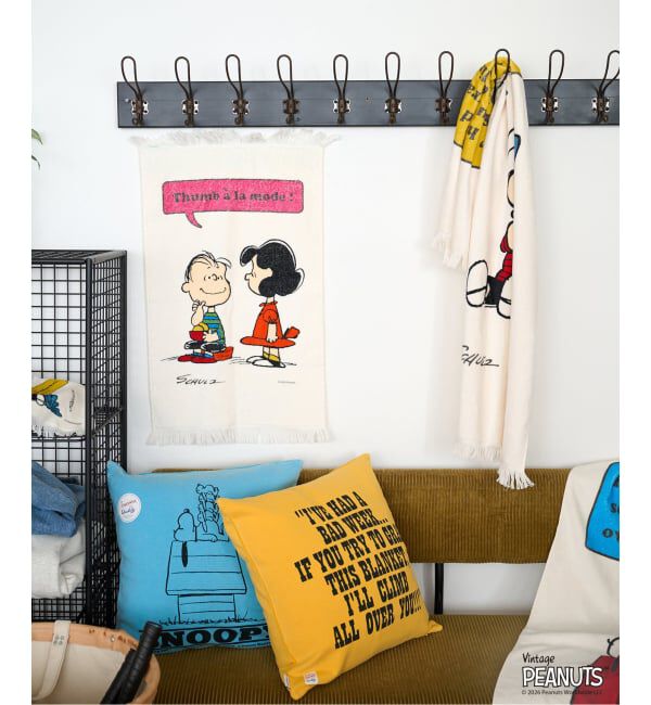 journal standard Furniture「《予約》【PEANUTS&times;SPORTS WEAR by JSF】別注 SWEAT CUSHION　クッションカバー」|クッション・クッションカバー|