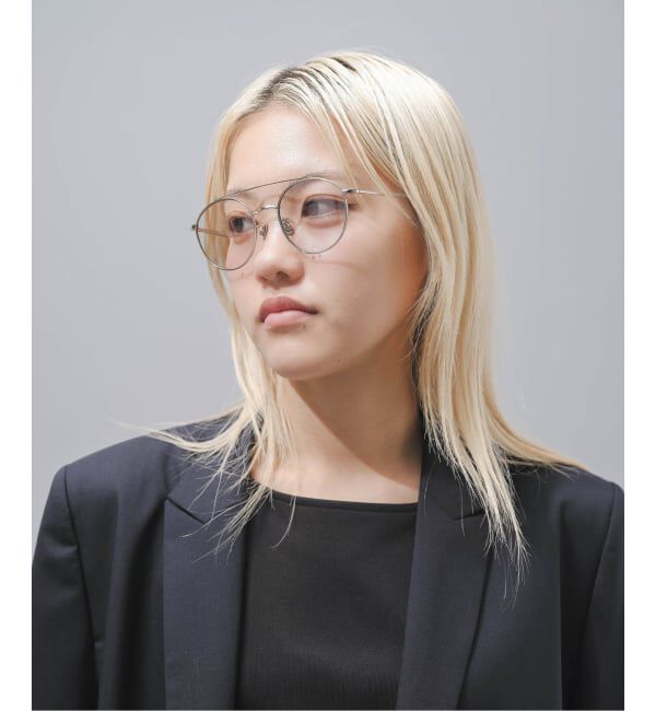 EYETHINK「BLANC.. 別注 B0015 SILVER-CLEAR / L.GREY-GRY ex Sunglasses」|メガネ|