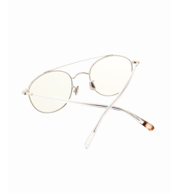 EYETHINK「BLANC.. 別注 B0015 SILVER-CLEAR / L.GREY-GRY ex Sunglasses」|メガネ|