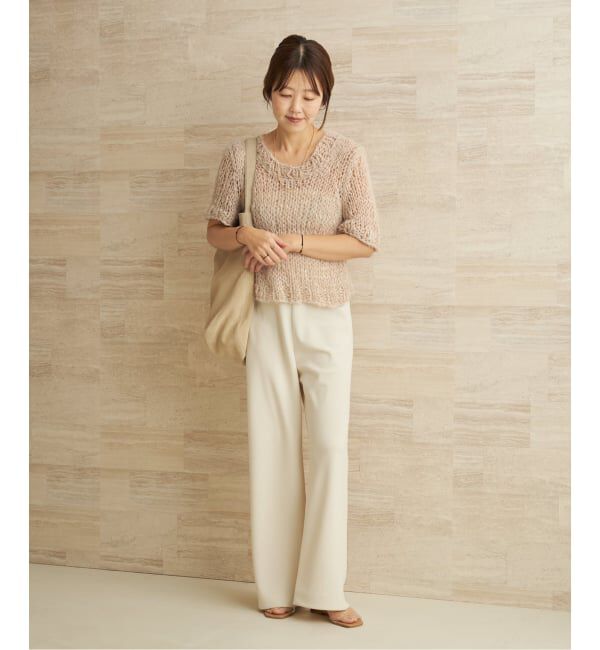 Plage「ISOBEL CLEO / イザベルクリオ SILK THE CLASSIC TEE ニット」|ニット・セーター|