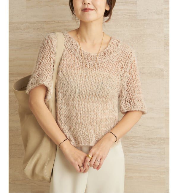 Plage「ISOBEL CLEO / イザベルクリオ SILK THE CLASSIC TEE ニット」|ニット・セーター|