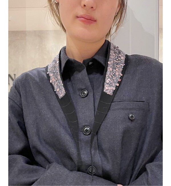 IENA LA BOUCLE「Y.A.Acc/ワイエーアク スパンコールタイ」|その他|シルバー