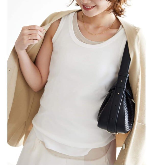 SLOBE IENA「《追加》basic タンクトップ」|タンクトップ|