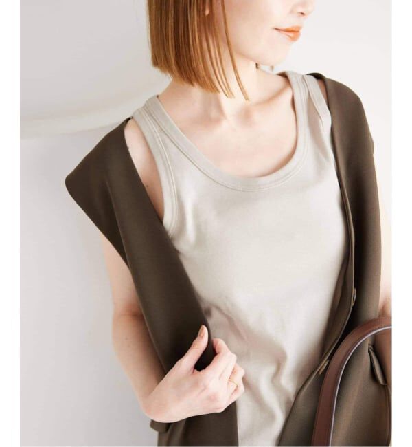 SLOBE IENA「《追加》basic タンクトップ」|タンクトップ|