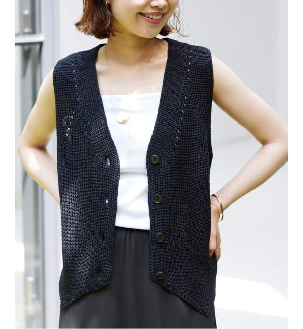 SLOBE IENA「《追加2》ニットジレ」|ニット・セーター|