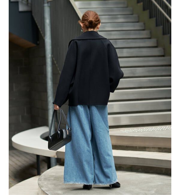 VERMEIL par iena「super120s ビッグショールリバーコート」|その他|