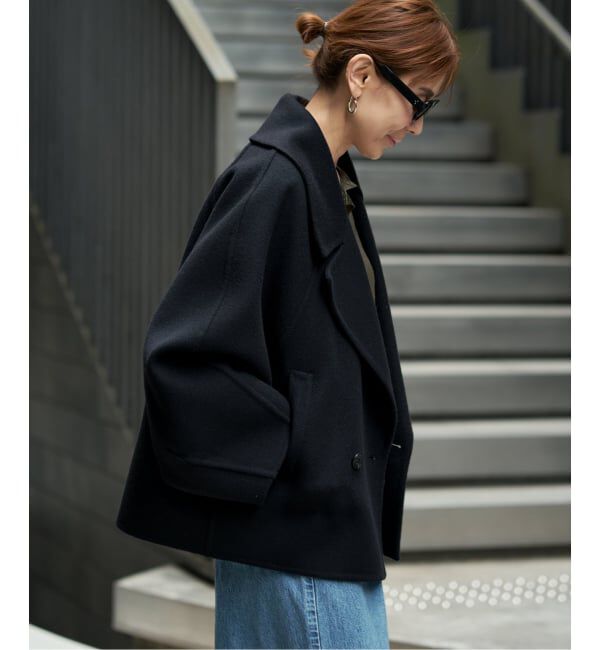 VERMEIL par iena「super120s ビッグショールリバーコート」|その他|