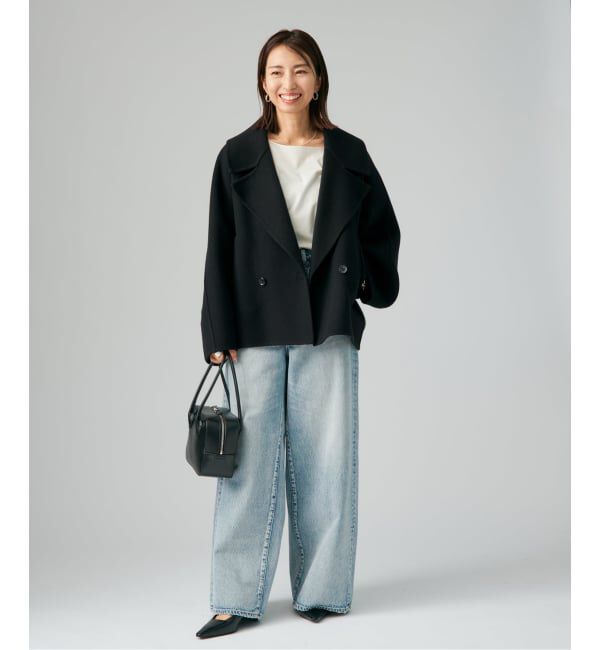 VERMEIL par iena「super120s ビッグショールリバーコート」|その他|