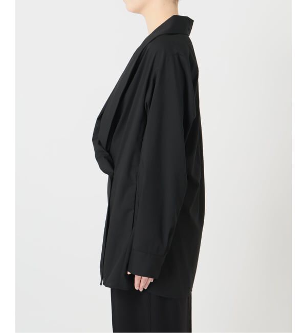 VERMEIL par iena「Room no.8 BLACK ルームエイト ブラック ドレープジャケット BYRS-002-69587」|その他|