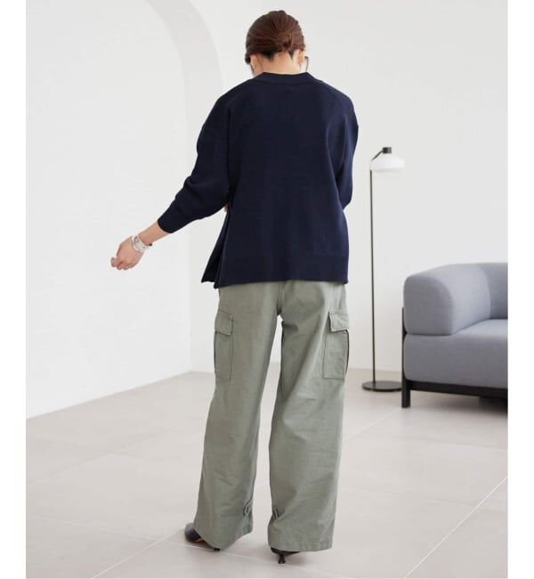 SLOBE IENA「《WEB・一部店舗限定/追加》スムースニットカーディガン」|カーディガン|