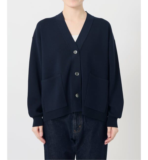 SLOBE IENA「《WEB・一部店舗限定/追加》スムースニットカーディガン」|カーディガン|