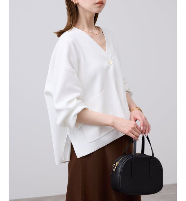 SLOBE IENA「《WEB・一部店舗限定/追加》スムースニットカーディガン」|カーディガン|