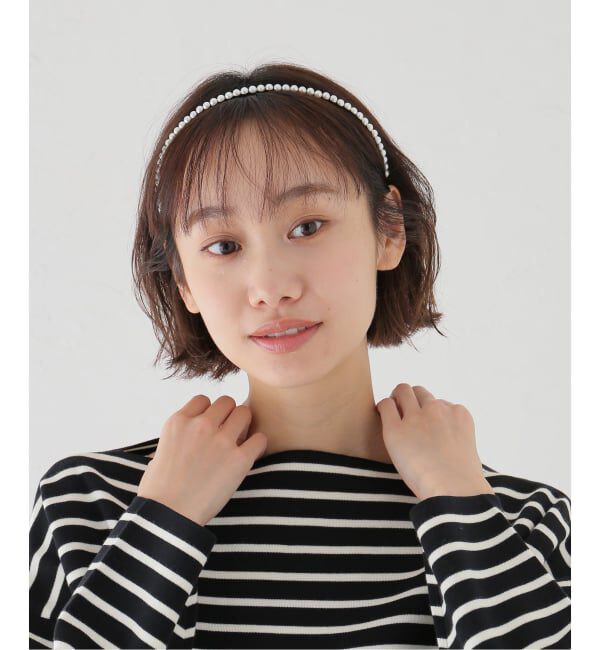 IENA「SCHO/ショー PEARL HAIRBAND ヘアバンド FW23-HB-TOUT-PRL」|その他|
