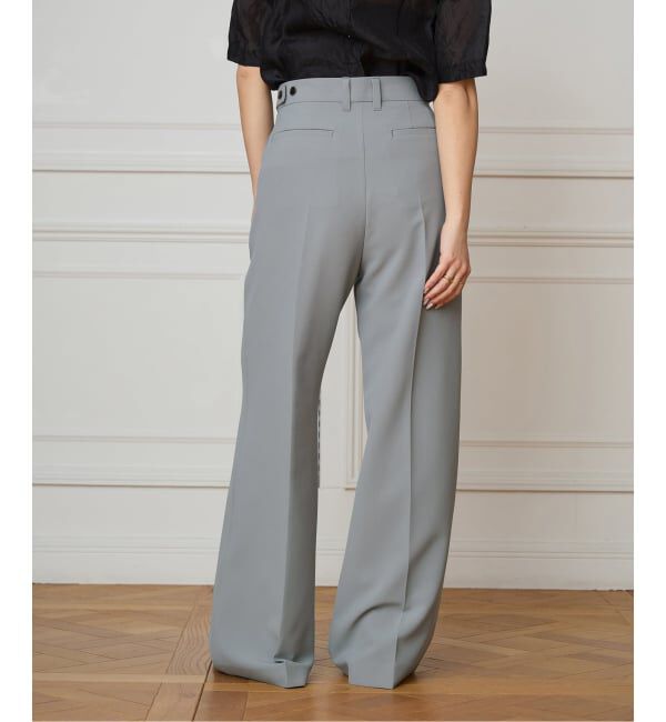 IENA LA BOUCLE「《追加》IENA LA BOUCLE ソフトダブルクロススラックス」|スラックス|