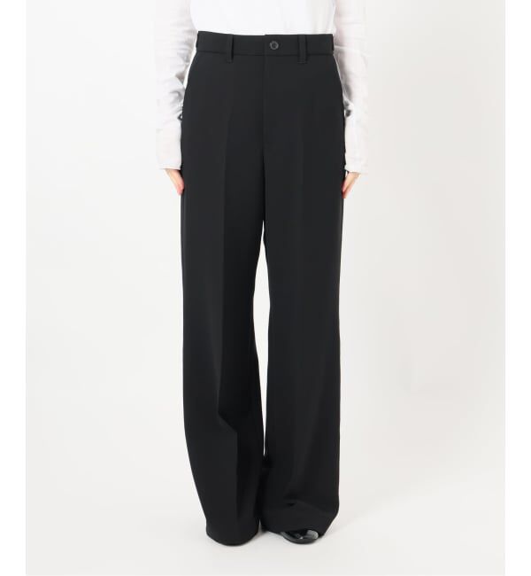 IENA LA BOUCLE「《追加》IENA LA BOUCLE ソフトダブルクロススラックス」|スラックス|