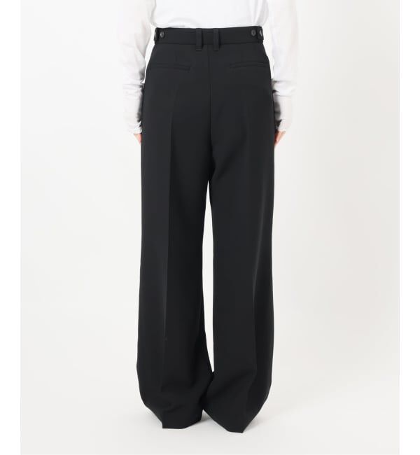 IENA LA BOUCLE「《追加》IENA LA BOUCLE ソフトダブルクロススラックス」|スラックス|