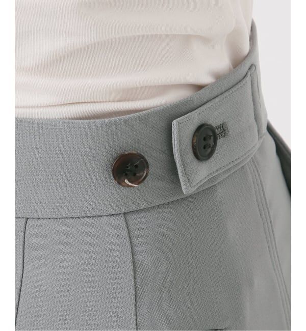 IENA LA BOUCLE「《追加》IENA LA BOUCLE ソフトダブルクロススラックス」|スラックス|