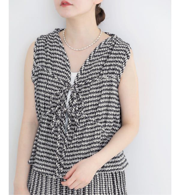 IENA「《予約》PALIT/パリット JULIA BLOUSE ブラウス 61OT23」|シャツ・ブラウス|ブラック A