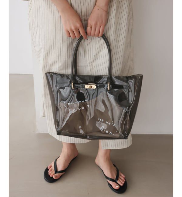 SLOBE IENA「《予約》Lundi SLOBE別注 PVCバッグ」|その他|