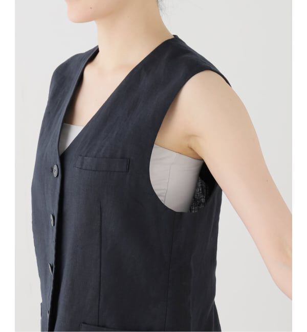 SLOBE IENA「フレンチリネンベスト」|その他|