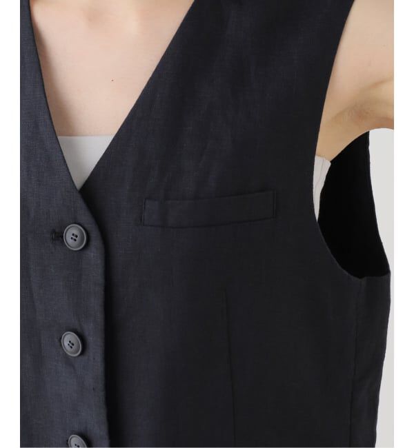 SLOBE IENA「フレンチリネンベスト」|その他|