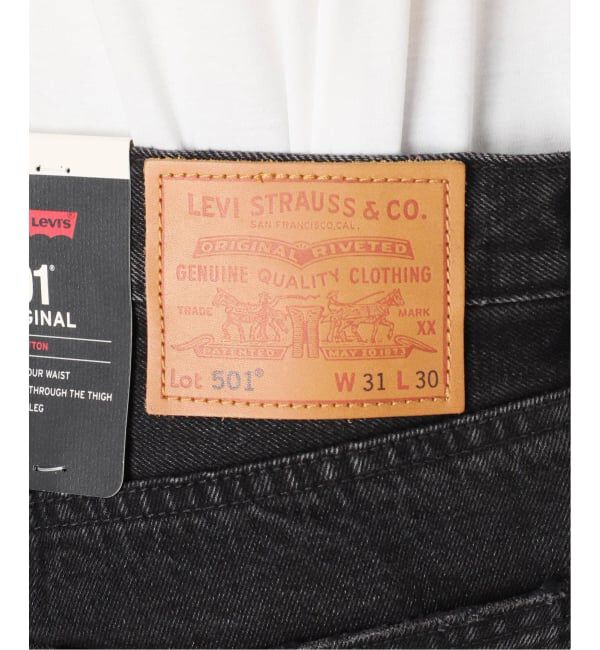 EDIFICE「《再入荷》LEVI&rsquo;S(R)/リーバイス(R) 別注 BIG E 501(R) BLACK L30」|デニム|