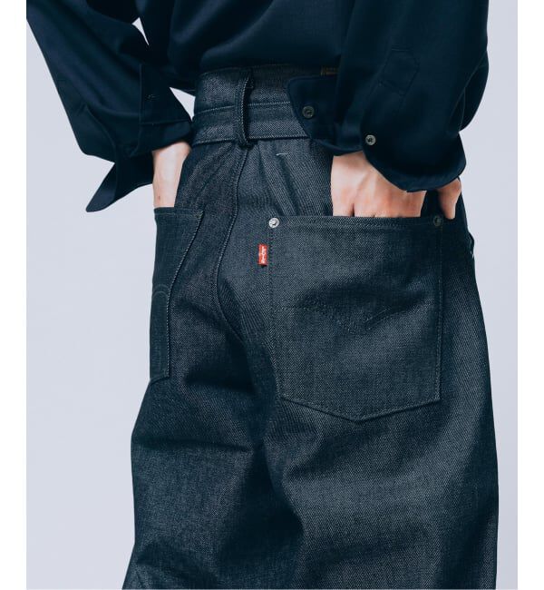 EDIFICE「LEVI&rsquo;S(R)/リーバイス(R) 別注 TWISTED BELTED デニムパンツ (L28)」|デニム|