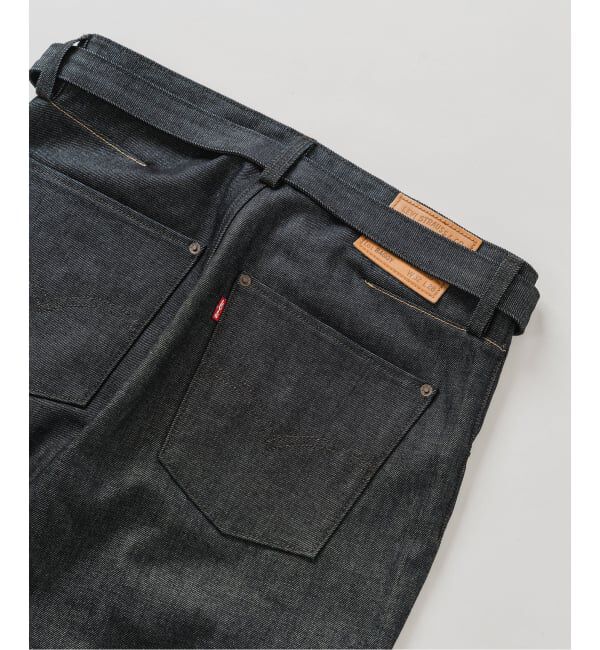 EDIFICE「LEVI&rsquo;S(R)/リーバイス(R) 別注 TWISTED BELTED デニムパンツ (L28)」|デニム|