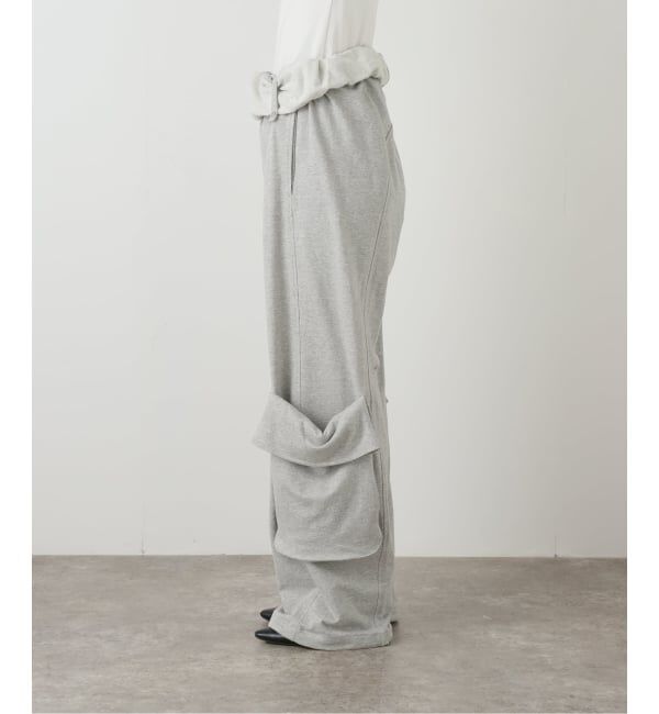 PULP「【Geek Office / ギークオフィス】OPEN YY / ROLLED WAIST SWEAT CARGO PANTS」|カーゴ|