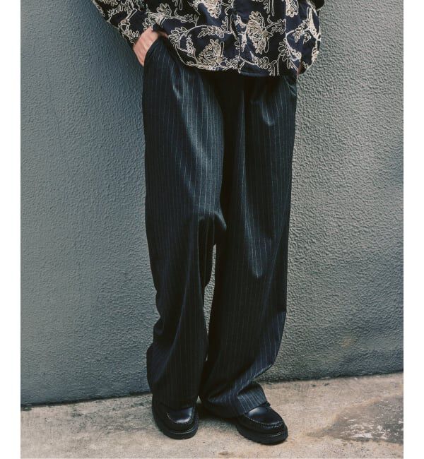 417 EDIFICE「〈追加予約〉TR ワイドイージーパンツ」|スラックス|