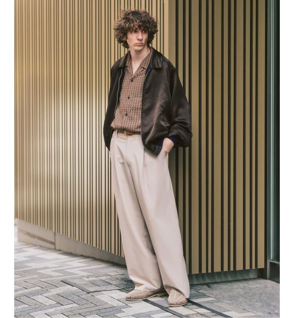 417 EDIFICE「〈追加予約〉TR ワイドイージーパンツ」|スラックス|