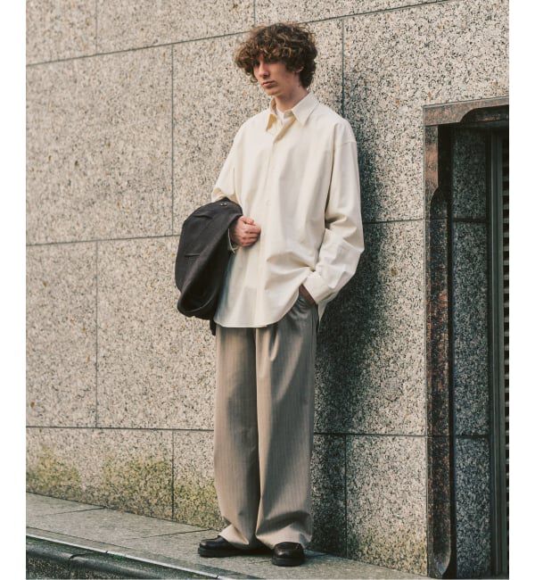 417 EDIFICE「〈追加予約〉TR ワイドイージーパンツ」|スラックス|