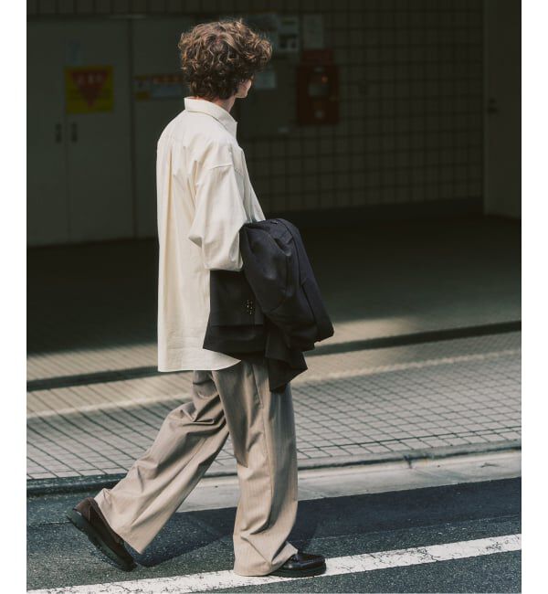 417 EDIFICE「〈追加予約〉TR ワイドイージーパンツ」|スラックス|