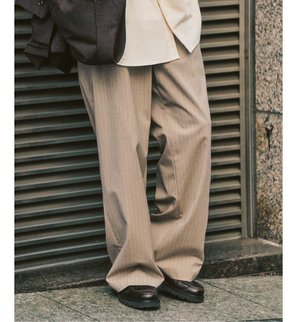 417 EDIFICE「〈追加予約〉TR ワイドイージーパンツ」|スラックス|