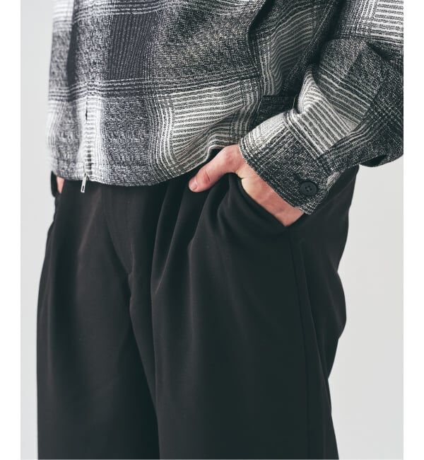 417 EDIFICE「〈追加予約〉TR ワイドイージーパンツ」|スラックス|