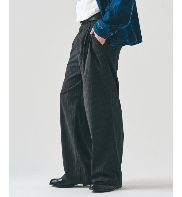 417 EDIFICE「〈追加予約〉TR ワイドイージーパンツ」|スラックス|