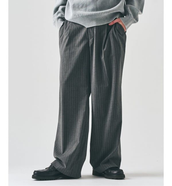 417 EDIFICE「〈追加予約〉TR ワイドイージーパンツ」|スラックス|