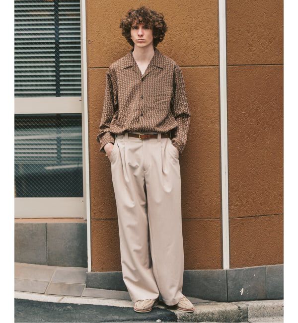 417 EDIFICE「〈追加予約〉TR ワイドイージーパンツ」|スラックス|